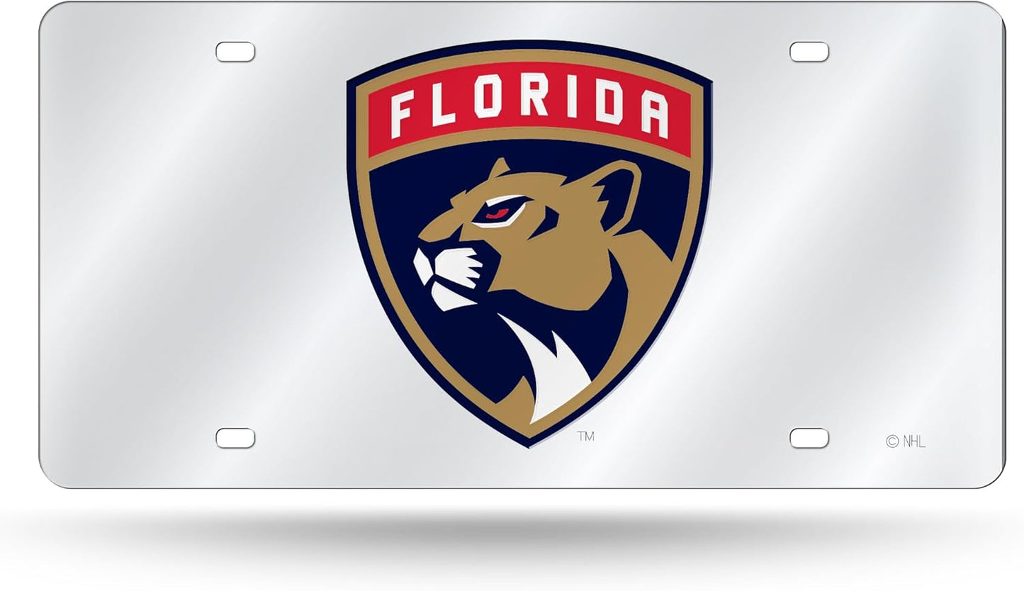 NHL Anaheim Ducks License Plate Tag - Laser Inlaid Metal Car Accessory
