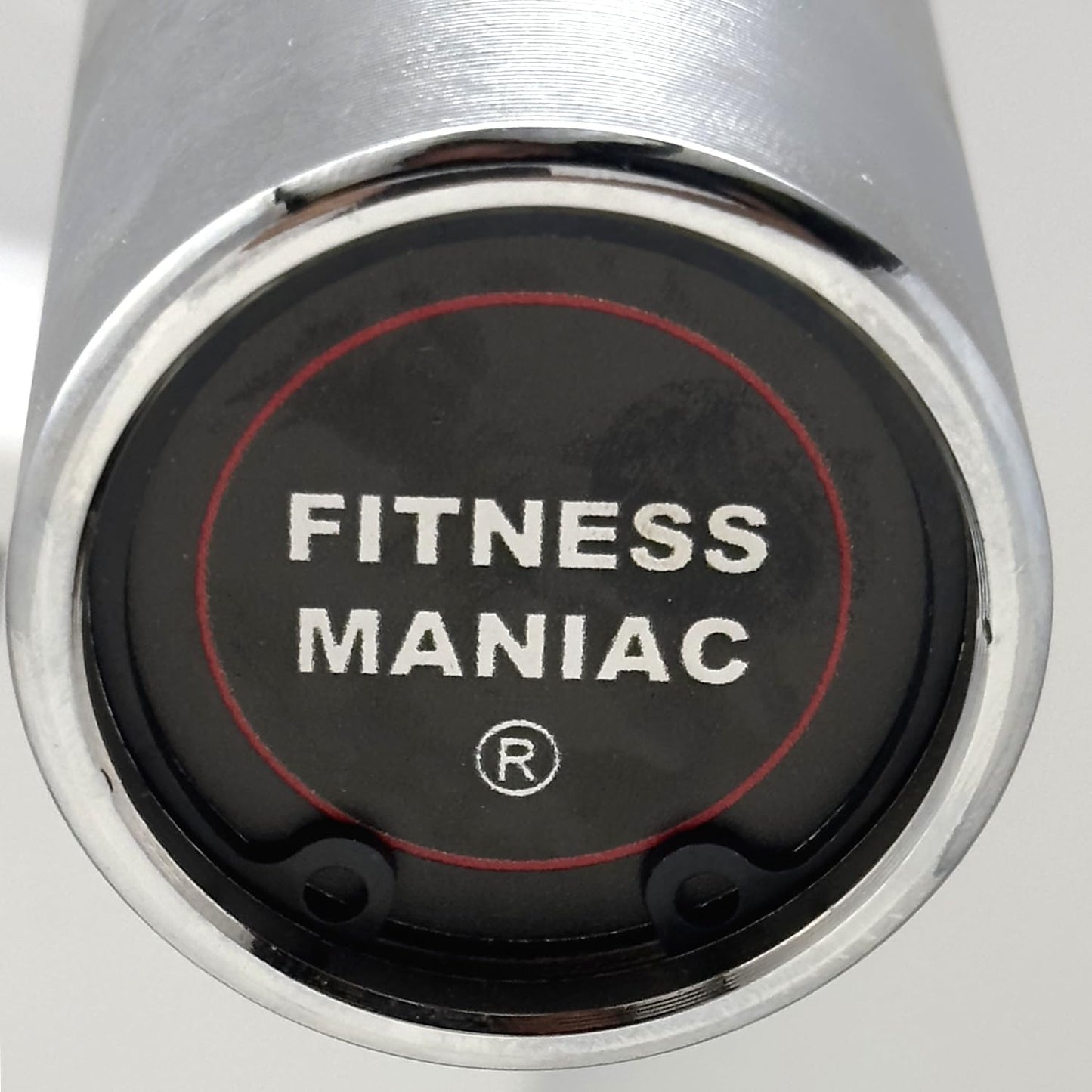 FITNESS MANIAC 34" Barbell Solid Olympic Chrome Tricep Hammer Curl Fitness Gym Weight Bar Home Gym Weightlifting Exercise Training Bars Powerlifting 34 Inches