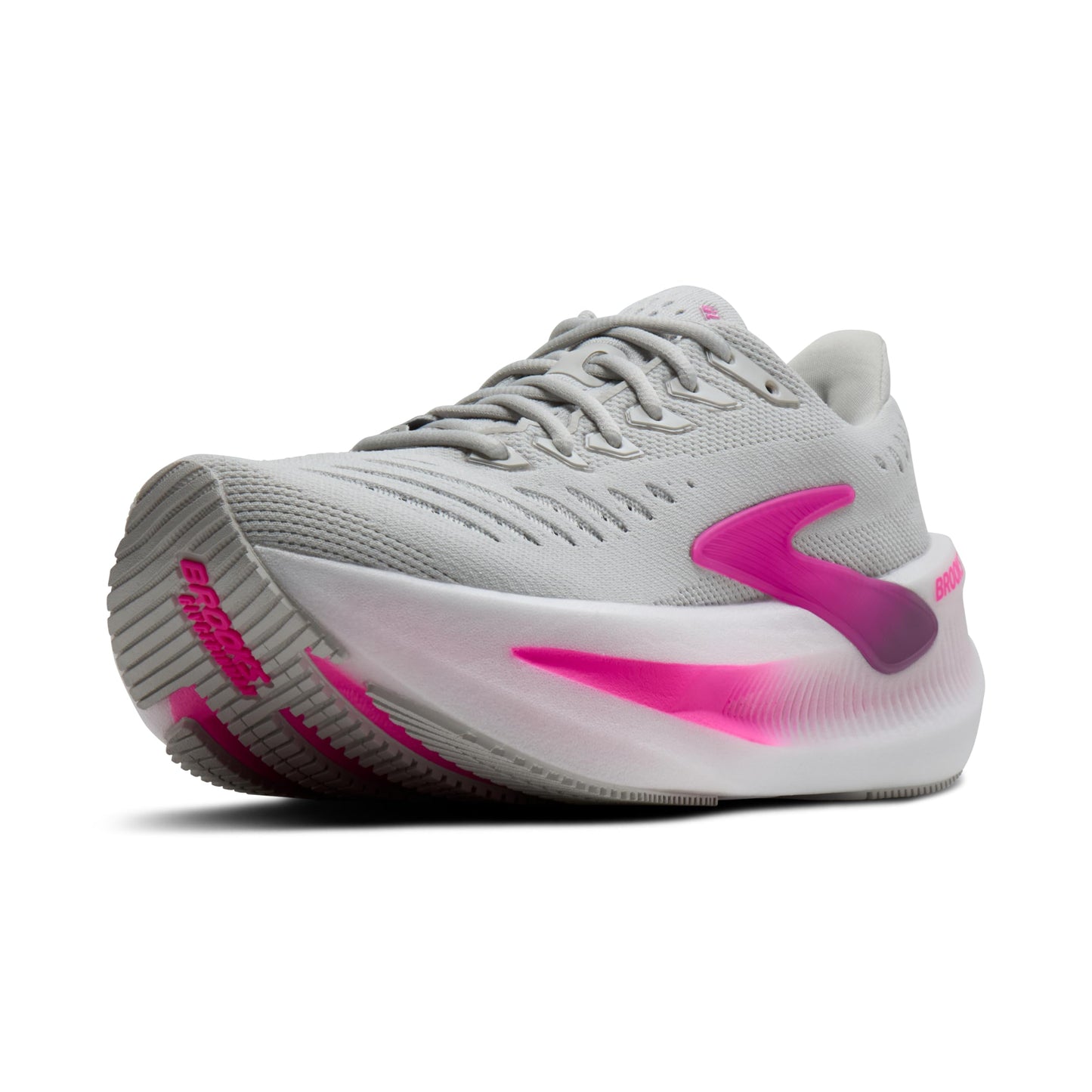 Brooks Women’s Glycerin Max 2 Neutral Running & Walking Shoe - Oyster/Argyle/Cyber Pink - 8.5 Medium