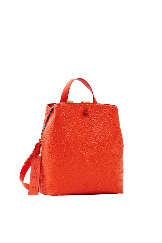 Desigual Small Geometric Embossed Backpack