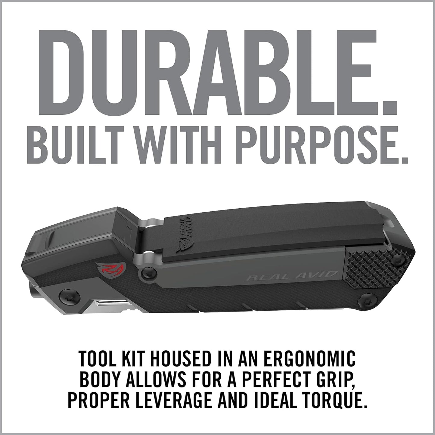 Real Avid Gun Tool Pro, 30-in-1 Gun Multitool for Shotgun & Rifles | Includes Choke Wrench,Bit Driver,Screwdrivers,Allen Set,Turret Tool,Tap Hammer & Files for Gunsmithing