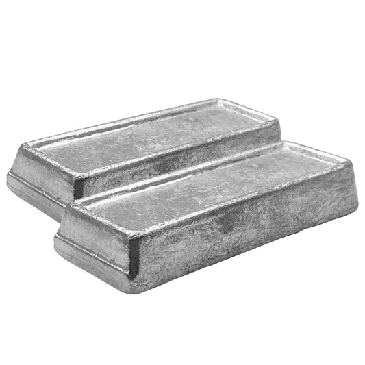 Fachoik Pure Soft Lead Ingots (Pure 99.9%) for Casting of Fishing sinkers and Weights (4.4lb)
