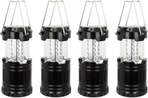 Elevon Ultra Bright LED Collapsible Water Resistant Camping Lantern Flashlights