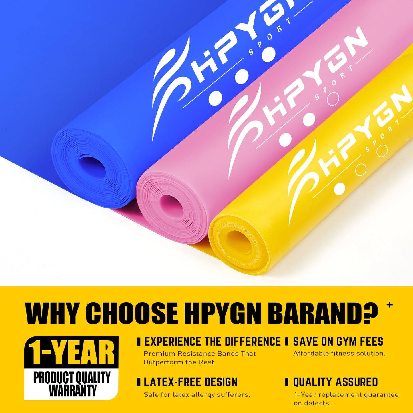 Ankle Bands for Working Out with Cuffs, Resistance Bands for Leg Butt Training Workout Equipment for Kickbacks Hip Gluteus Training Exercises, Exercise Bands for Strength Training, Yoga, Pilates