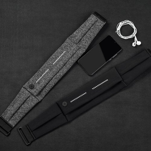 Versatile Zipperless Running Waist Belt for Women Men, Perfect for Workout & Sports, Holds Phone & Essentials, Ideal for Active Lifestyle, Secure Fit Fanny Pack and Sleek Design for Every Runner.