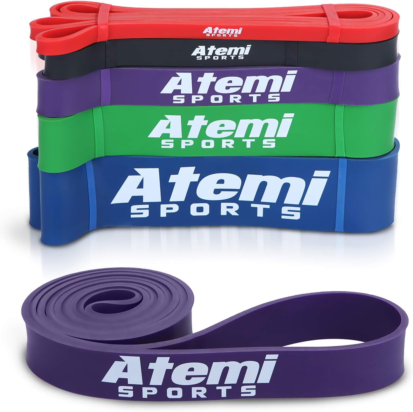 Exercise Bands for Working Out | Long Resistance Pull Up Bands for Men & Women | Workout Resistance Loop | Gym Elastic Band for Workouts, Calisthenics, Crossfit and Physiotherapy