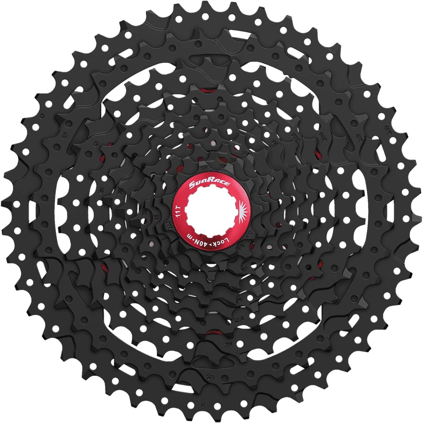 SunRace CSMX3 10-Speed Cassette for Adults - 1146T Unisex Bike Gear
