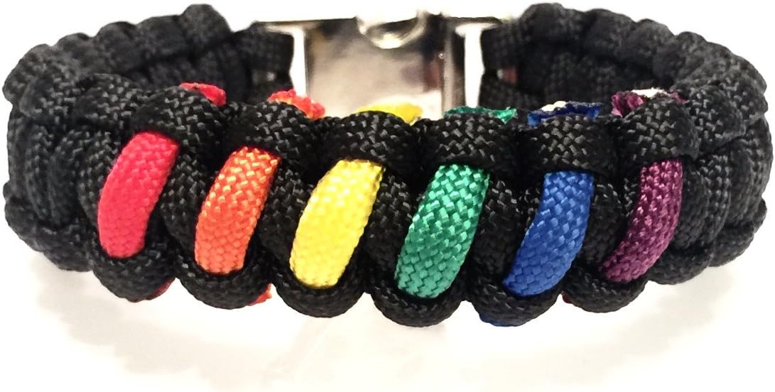 Gay Pride LGBT Rainbow Limited Edition Jewelry Survival Bracelet