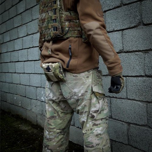 IDOGEAR OUTDOOR Tactical Blow-Out Medical Pouch First Aid LBT9022 Style Empty Seal Medical Bag Small Medic Pouch 500D Nylon(camo)