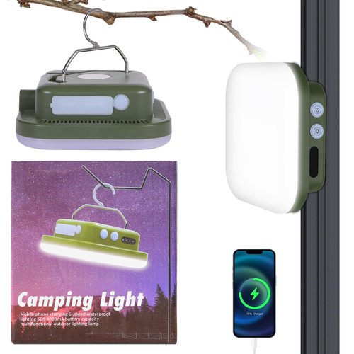 Uucoco Camping Lights, Rechargeable LED Camping Lanterns, Magnetic Dimmable Lanterns for Power Outages, Camping Essentials Light for Tent, Outdoor, Hiking, Camp or Emergency