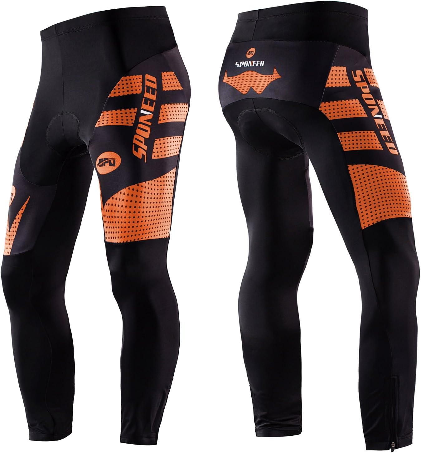 sponeed Men's Bicycle Pants 4D Padded Road Cycling Tights Leggings Outdoor Cyclist Riding Bike Wear