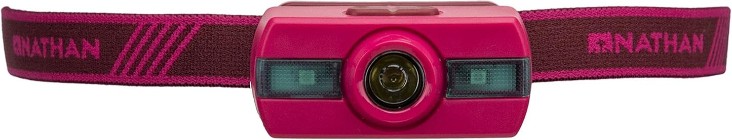 Nathan LED Headlamp for Running, Hiking, Biking, Camping, Hunting and more. Neutron Fire FlashLight