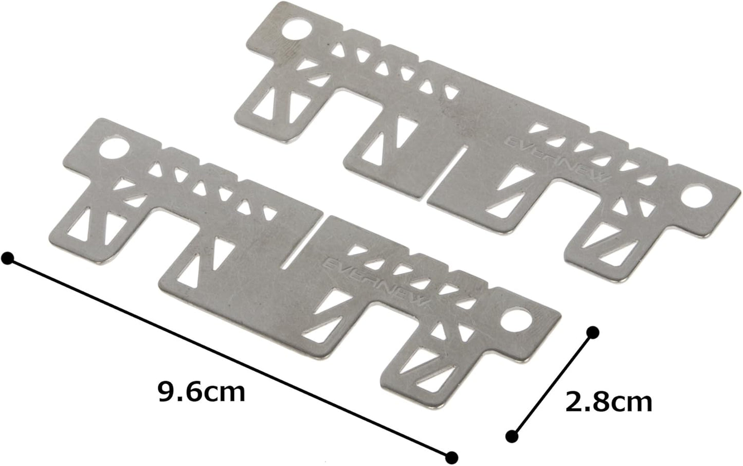 Evernew Titanium Alcohol Stove Cross Stand, Sand Leather