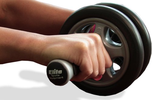 Elite Sportz Ab Roller Wheel - Gym & At Home Ab Workout Equipment with 2 Wheels to Exercise Core Abdominal Muscles - Strength Training Accessories for Abs