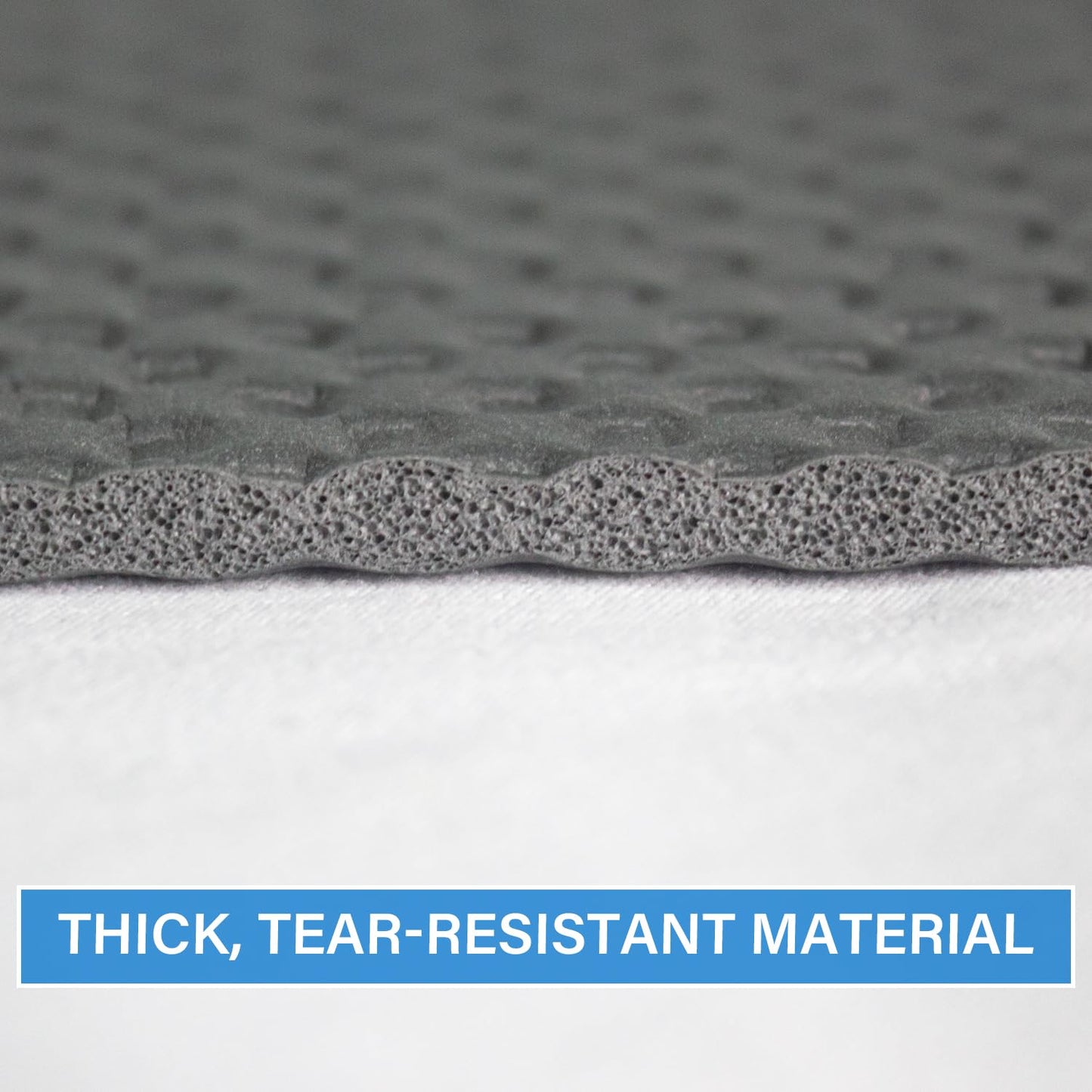 2PCS Fitness Equipment Mats and Floor Protector, Non-Slip Mat Rowing, Rowing Machine Bike Mat for Carpet & Hardwood Floors, Exercise Bike Mats (Two Pieces:30 * 12 inch)