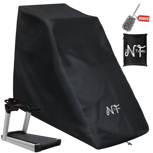 Nova Fortis Waterproof Treadmill Cover for Outdoor & Indoor Protection - One-Sizes-Fits-All Protective Dustproof Covers for Garage Running Equipment & Commercial Exercise Machine - 600D Oxford Quality