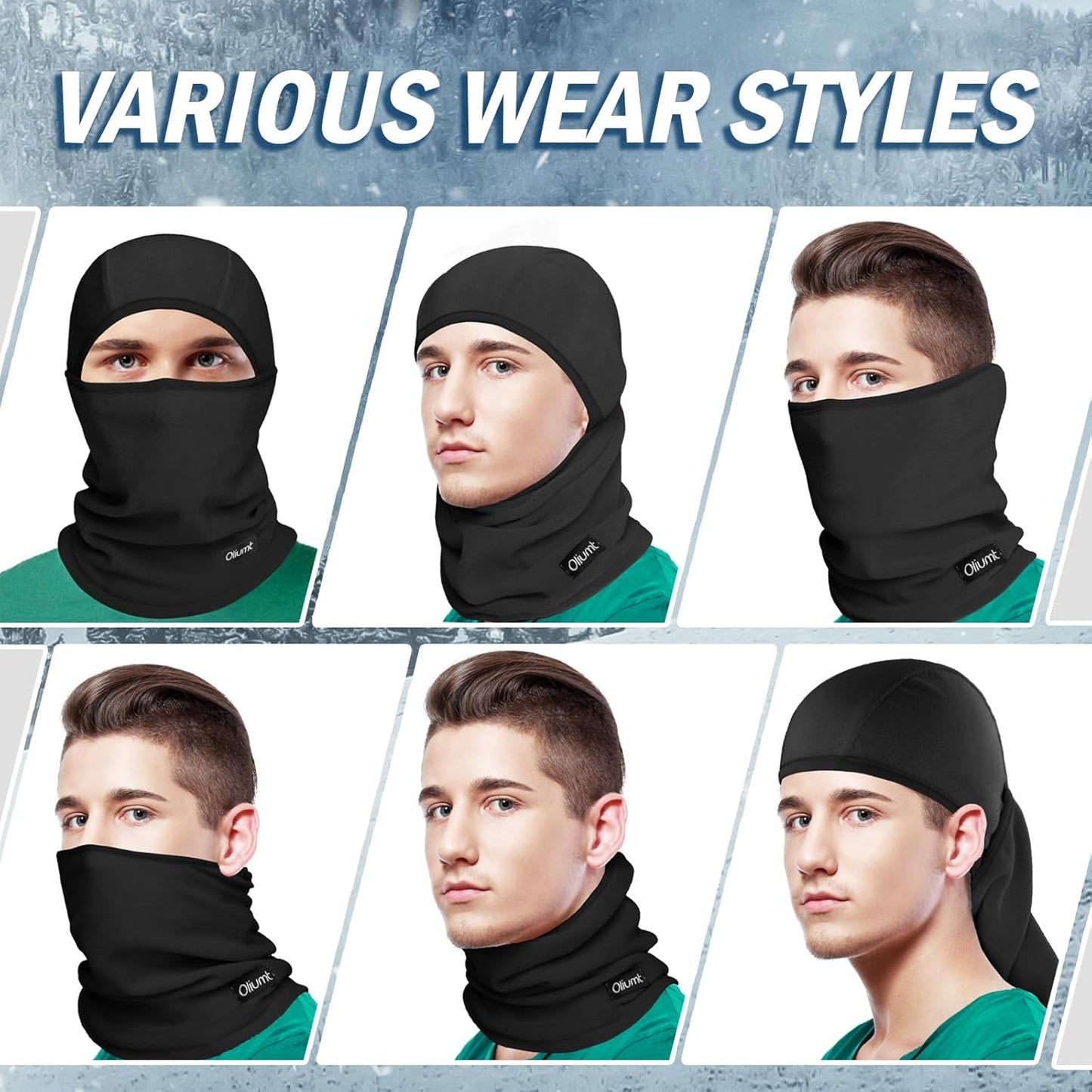 Winter Balaclava Ski Mask | Unisex Face Cover for Outdoor Sports