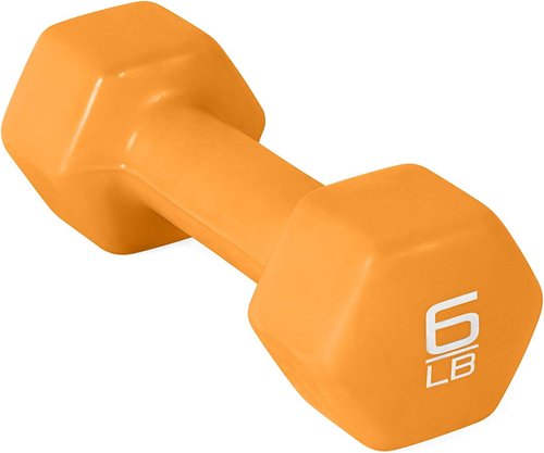 CAP Barbell Vinyl Coated Dumbbells - 1-15 LB Options, Single or Pair
