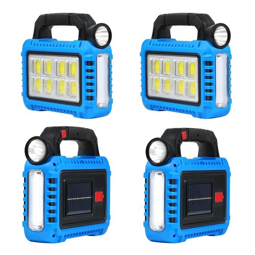 TANSOREN 4 Pack Lantern Camping Essentials Accessories Gear Solar Lights, LED Flashlight for Power Outages, Rechargeable Tent Lights for Emergency, Hurricane, Survival Kits, Operated Lamp