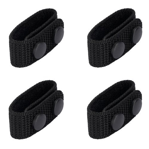 TACNEX Duty Belt Keepers w/Loop Liner Nylon Utility Belt Stays Holder Tactical Belt Retainer for 2" Wide Belt 4PCS