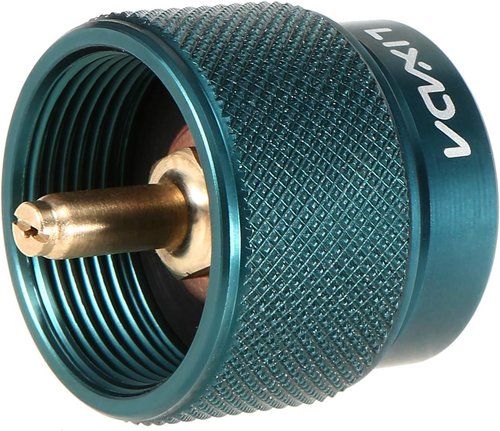 Lixada Camping Stove Adapter 1L Outdoor Propane Small Tank Input EN417 Lindal Valve Output
