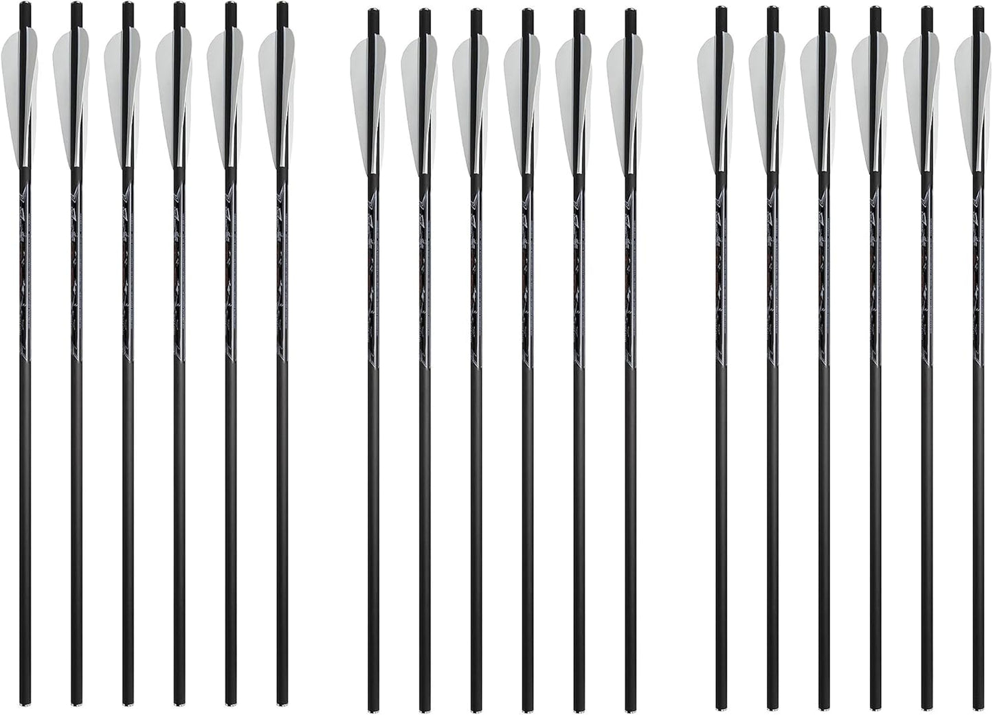 Excalibur Firebolt 20" Carbon/Illuminated Carbon Lightweight Crossbow Arrows for Use on EXO-Traditional Series Crossbows