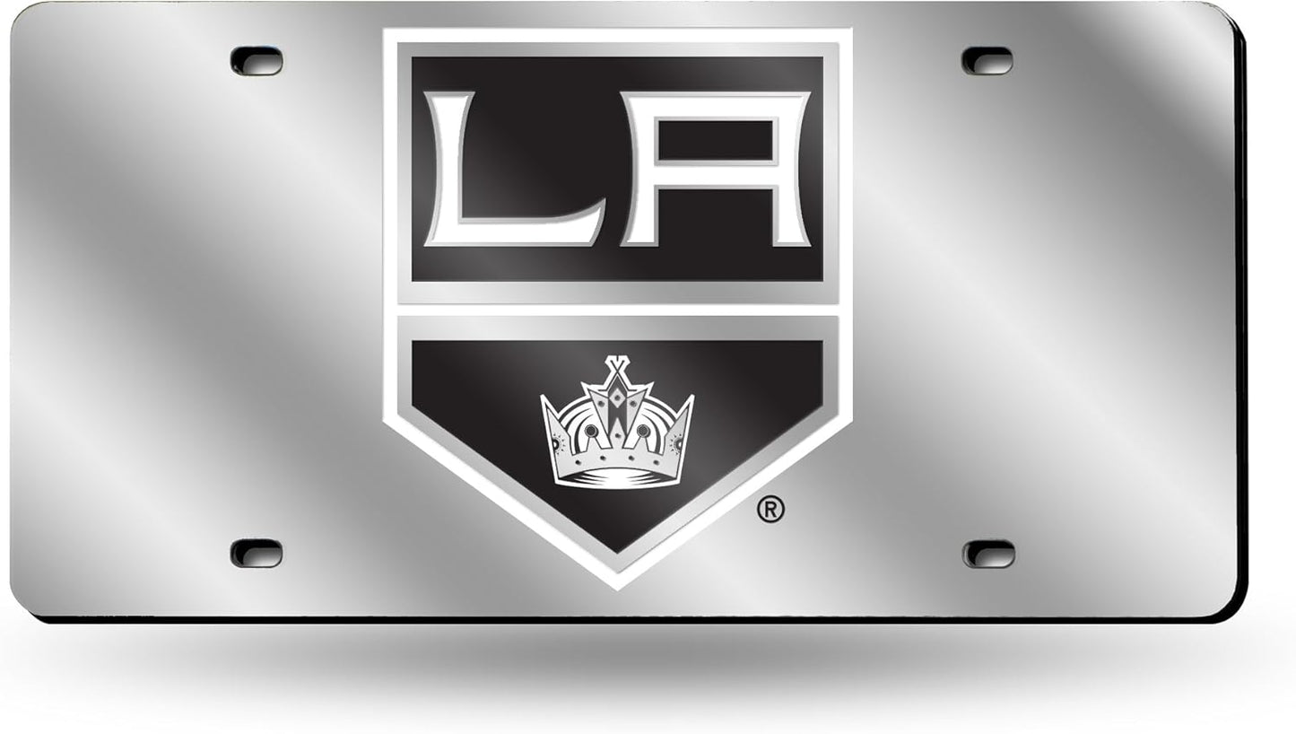 NHL Anaheim Ducks License Plate Tag - Laser Inlaid Metal Car Accessory