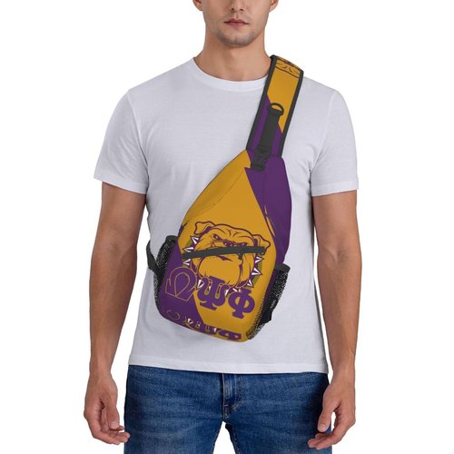 Bixinboy Psi Phi Sling Bag Crossbody Travel Hiking Chest Backpack Shoulder Daypack For Men