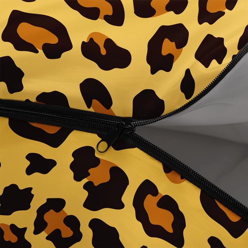BSNTHO Leopard Printed Camping Sleeping Bags,3 Season Warm & Cool Weather,Lightweight,Waterproof Sleeping Bags for Adults & Kids,Traveling,and Outdoors,Camping Gear Equipment,31x90inch
