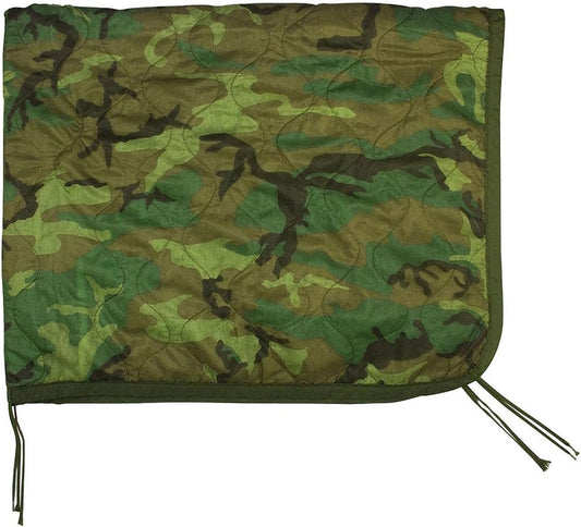 Rothco Gi Type R/S Poncho Liner with Ties, Camo