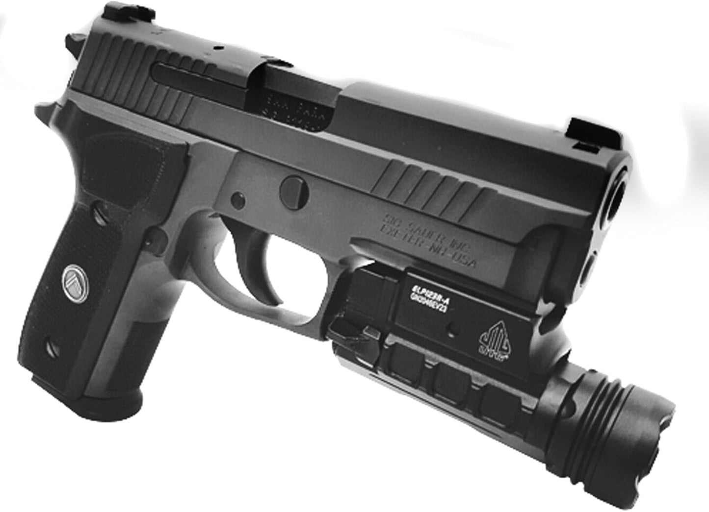 UTG LT-ELP123R-A 400 lm Sub-Compact LED AMBI Pistol Light,Black