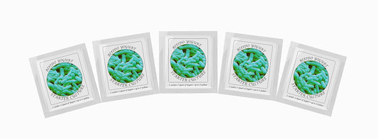 Yogurt Starter Cultures - Pack of 3 Freeze-dried Culture Sachets for Bifido Yogurt