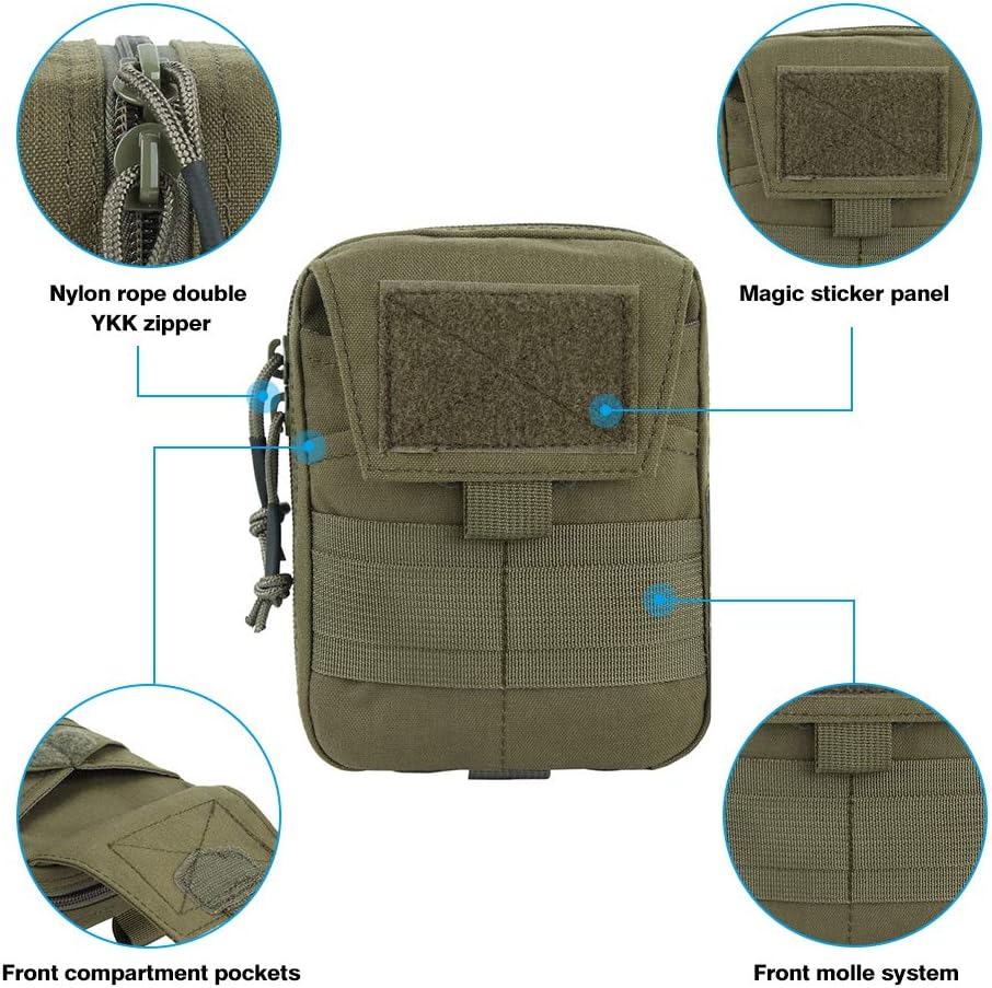EXCELLENT ELITE SPANKER Molle Admin Pouch Military Utility Tool Pouch EDC Molle Pouchs Gadget Waist Bags