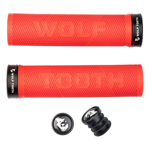 Wolf Tooth Echo Lock-On Grip – Pink Grip with Black Collar