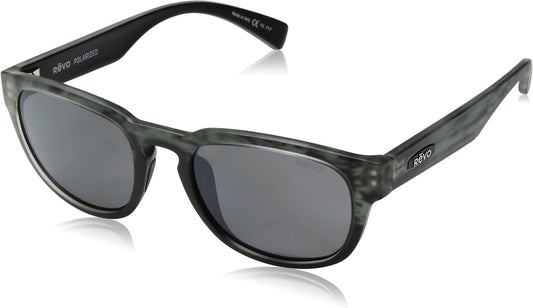 Revo Unisex Re 1050 Slater Wayfarer Crystal Lenses Polarized Uv Protection Sunglasses