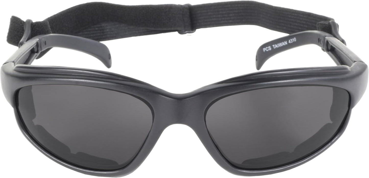 Pacific Coast Freedom Padded Riding Sunglasses with Detachable Strap