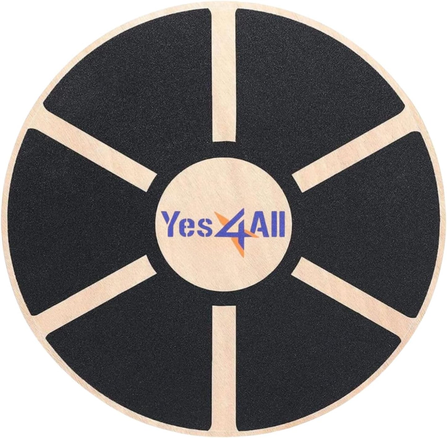 Yes4All Versatile Wooden Wobble Balance Board, Balance Trainer for Mobility Training, Standing Desk, Core Training, Exercise Balance Stability Trainer