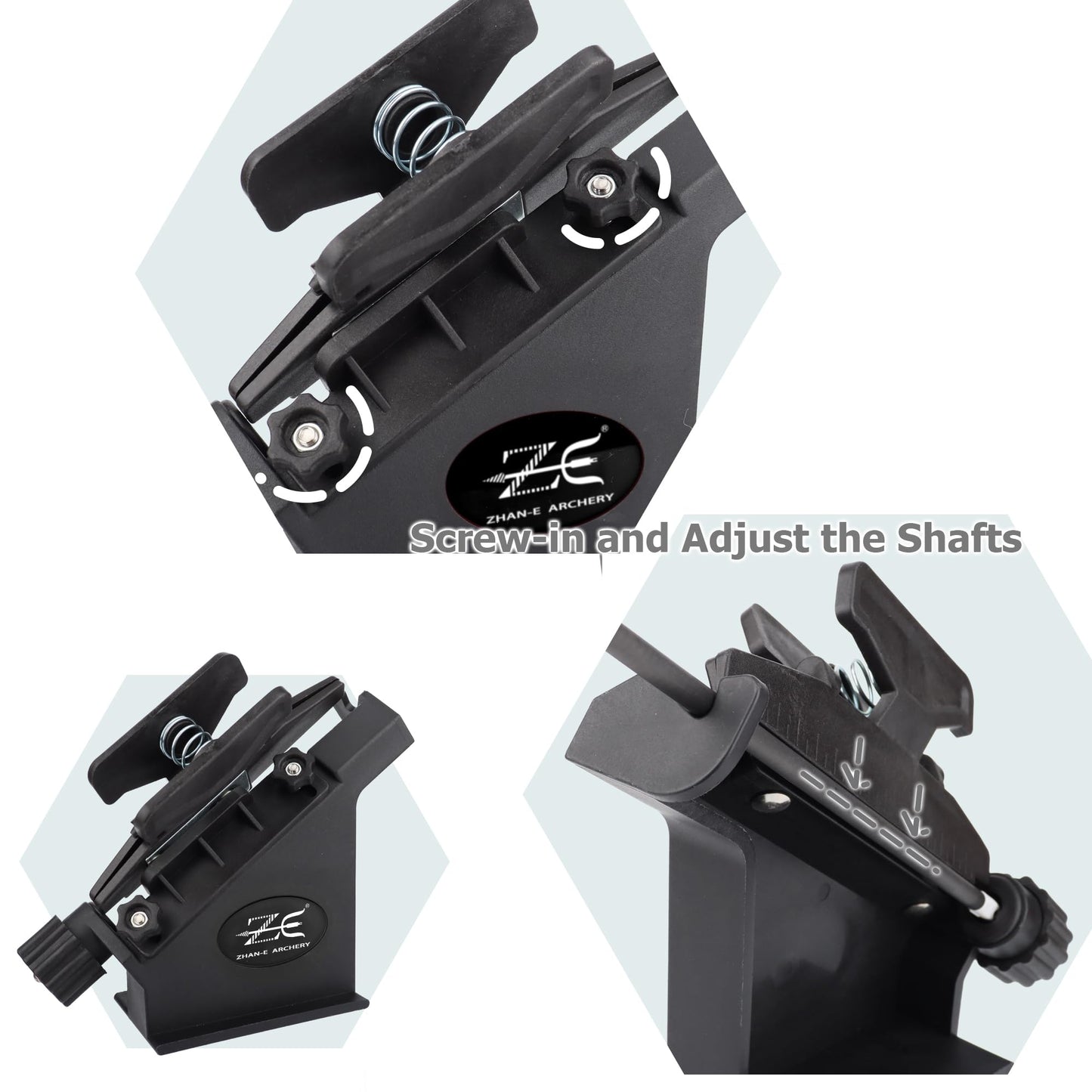 Arrow Fletching jig, Archery Arrow Fletching Jig with Straight and helical clamp for DIY Arrow Vanes Feather