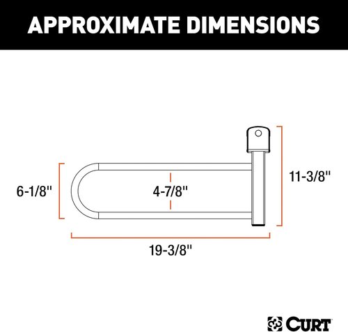 CURT 18091 Tray-Style Bike Rack Cradles for Fat Tires Up to 4-7/8 Inches Wide, 2-Pack