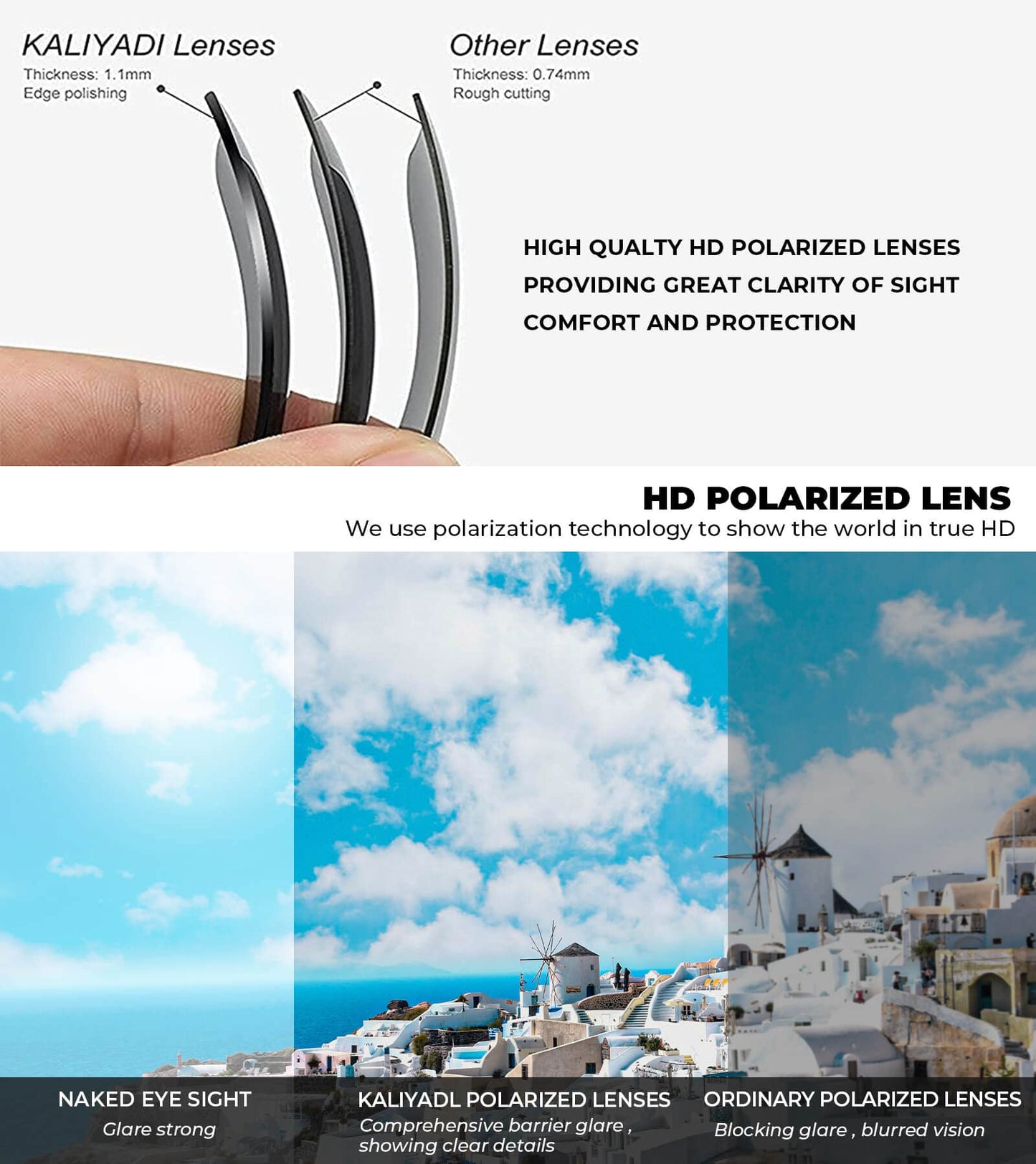 KALIYADI Matte Black Sunglasses