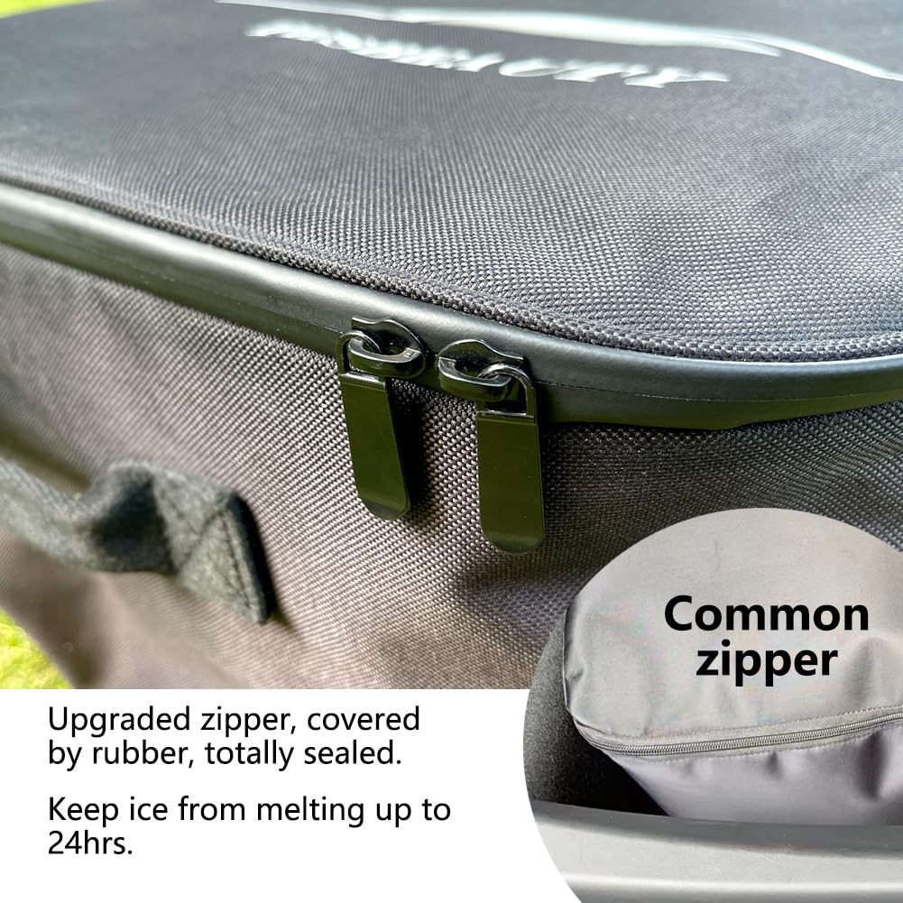 Camping Cooler Tesbeauty Insulated Bags Water Tight Versatile Use Grocery Bags for Tesla Model Y Model X Frunk Organizer Two Bags Shoulder Straps Provided