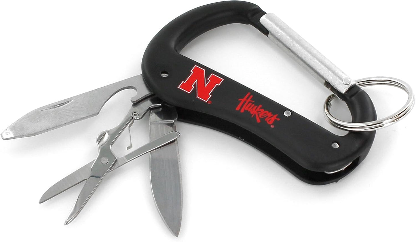 aminco NCAA unisex-adult Carabiner Multi Tool Keychain