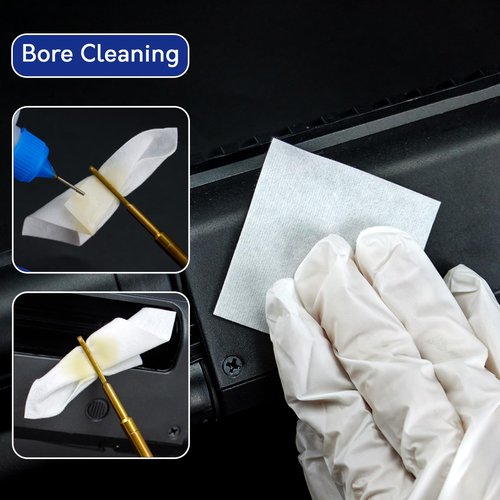 Highly Absorbent Gun Cleaning Patches for Firearms, 2" Gun Cleaning Cloths Lint Free for 5.56-9mm/.38-.45 Cal,900 PCS Thick Gun Patches in Storage Box, Fit for Most Caliber Gun Cleaning Supplies