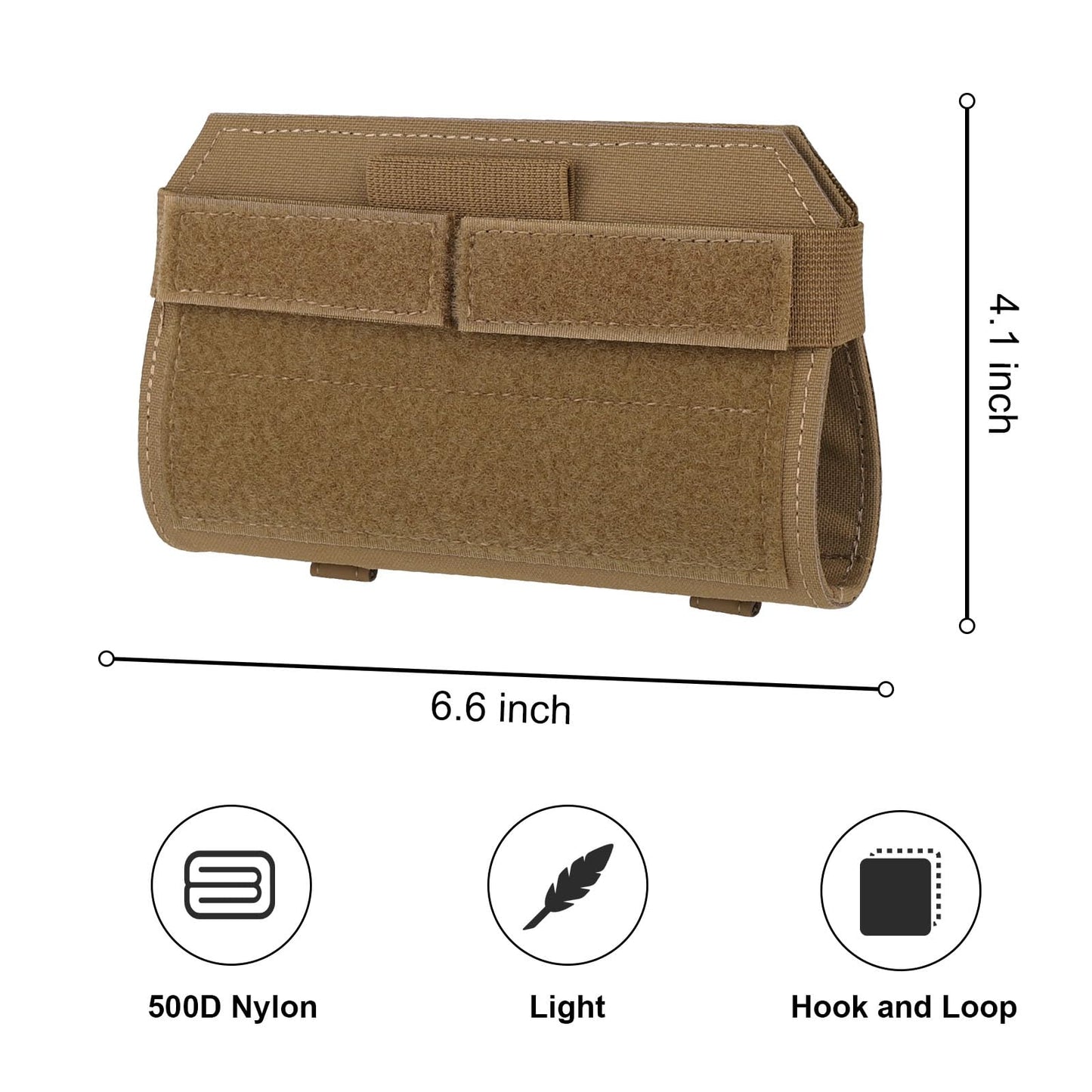 Tactical Phone Pouch Molle Admin Pouches Military Small Utility Cell Phone Carrier Holder for Vest