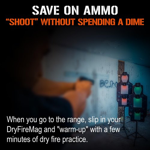 DRYFIREMAG Smart Dry Fire Magazine with Laser for Glock 43X/48 | Smart Dry Fire Laser Training System 9mm | Not Compatible with Any Other Laser Cartridge