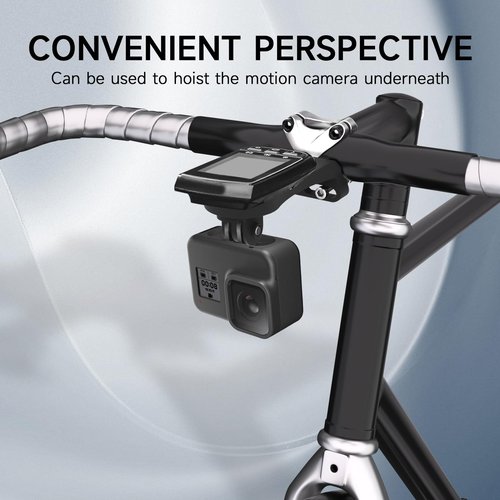 Out Front Bike Combo Mount - Bike Mount for Wahoo Elemnt,Wahoo Elemnt Bolt,Garmin Edge Bryton Rider Stages Dash Hammerhead Karoo,Cateye Cycling Computer, for Gopro and Bike Light