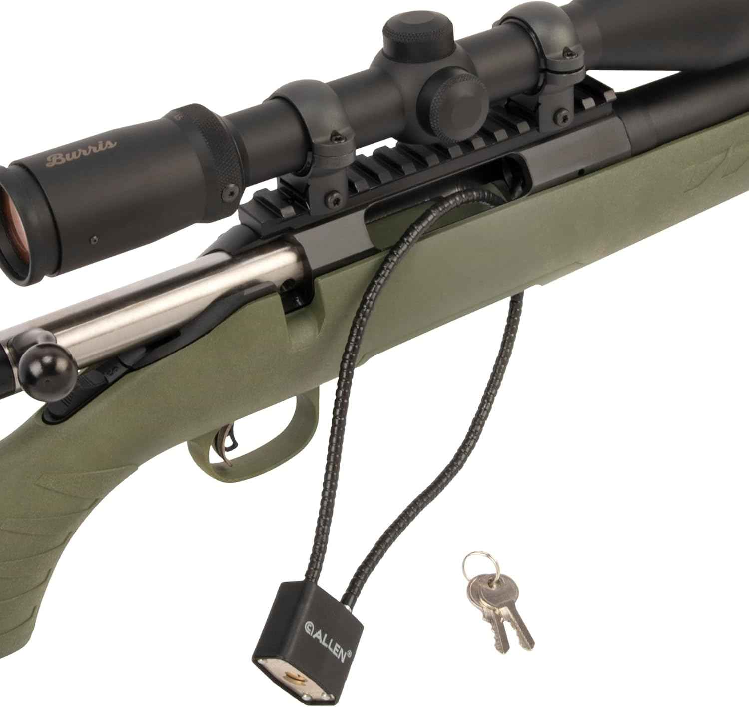 Allen Cable Gun Lock for Shotguns, Rifles & Handguns - Secure with 2 Keys