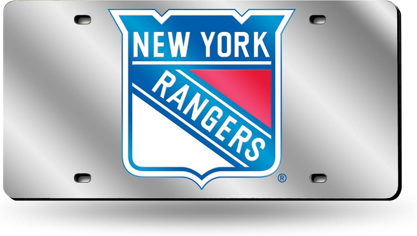 NHL Anaheim Ducks License Plate Tag - Laser Inlaid Metal Car Accessory