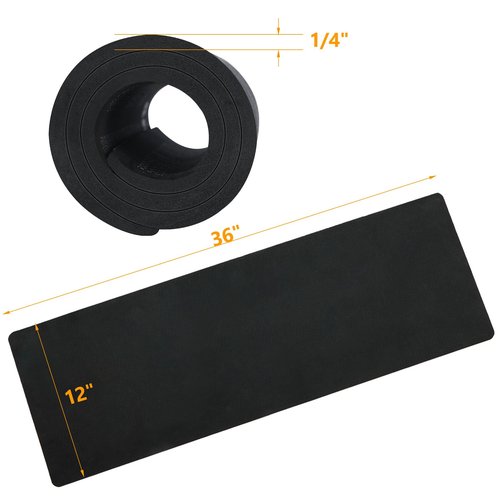 Cleaning Mat, 2X Thicker and Large Gun Mat with Anti-Slip, Oil Resistant Black