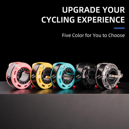ROCKBROS Bike Bell, Hidden Bicycle Bell with Clear& Long Sound, Durable MTB Bell for 22.2/25.4/31.8 mm Standard Handlebar Size, More Than 100DB, Bike Horn for Adults or Kids Bike